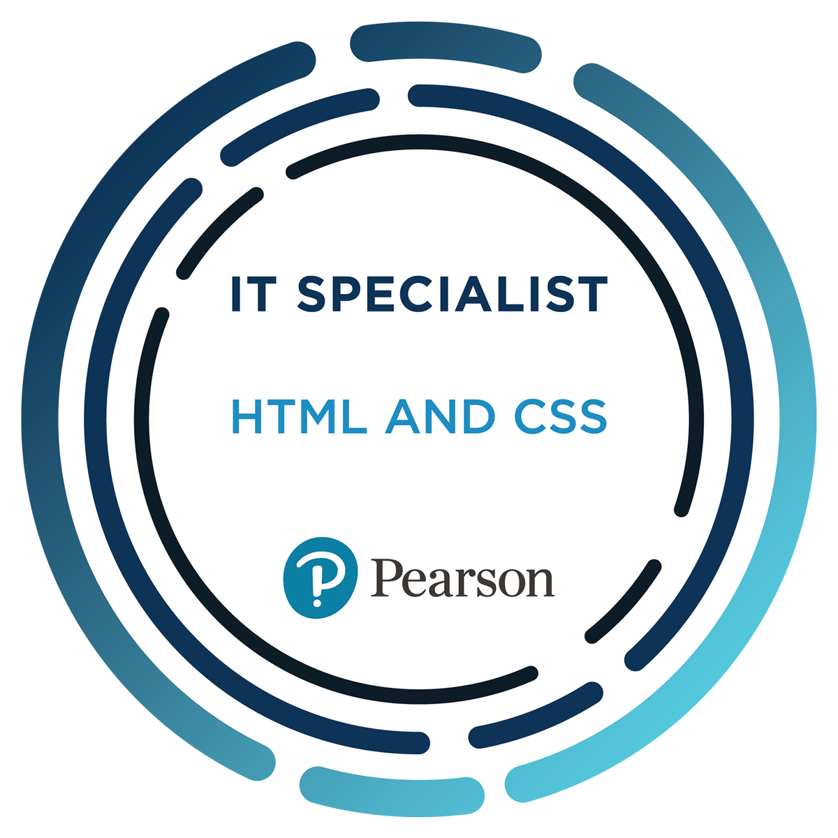 IT Specialist: HTML & CSS — Pearson